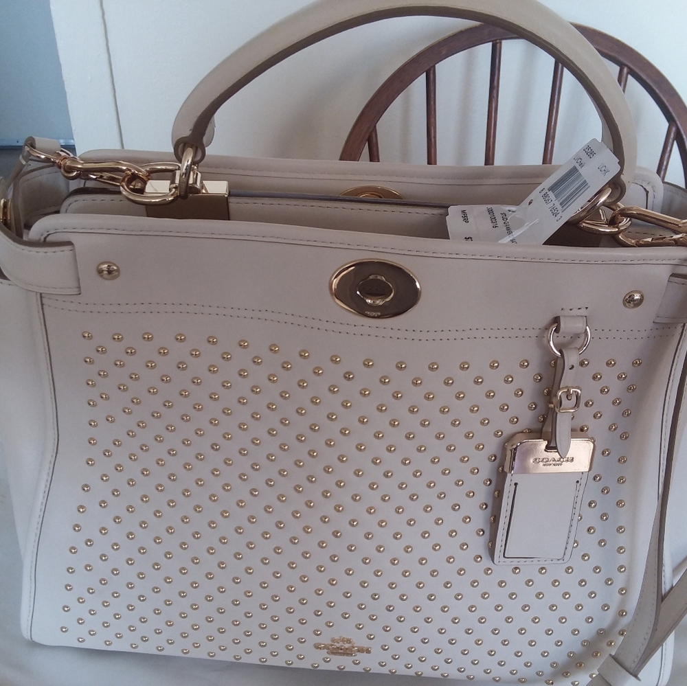 Coach nwt stud Gramercy Satchel